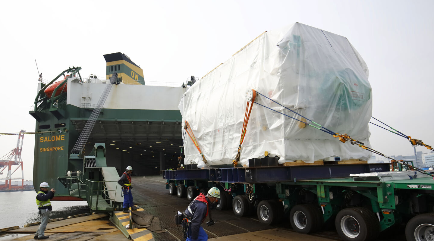 Japan breakbulk shipment 1 Japan breakbulk shipment 1