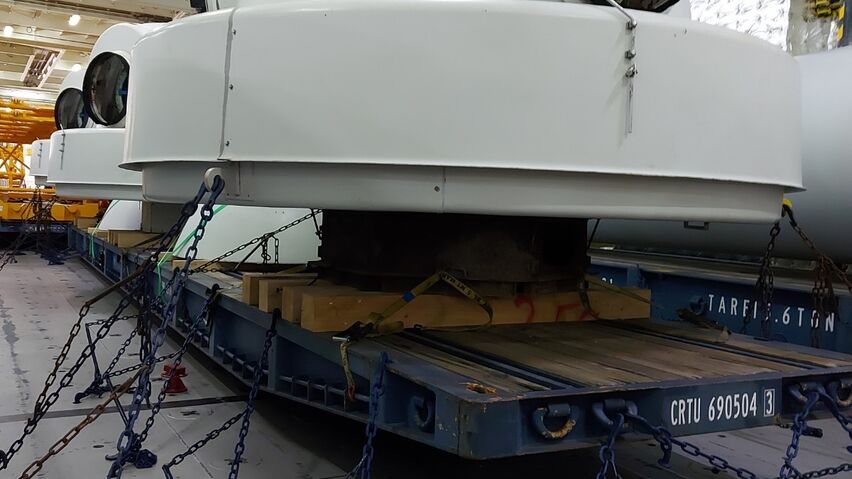 Enercon windmill shipment to Australia Enercon windmill shipment to Australia