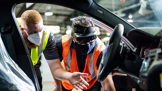 Mixed reality headsets in action at a VPC