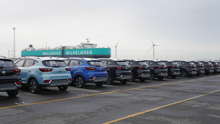 MG SAIC Zeebrugge 4 MG SAIC Zeebrugge 4