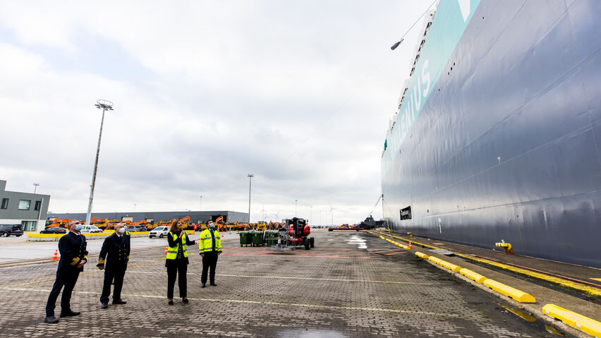 Tannhauser naming ceremony in Zeebrugge