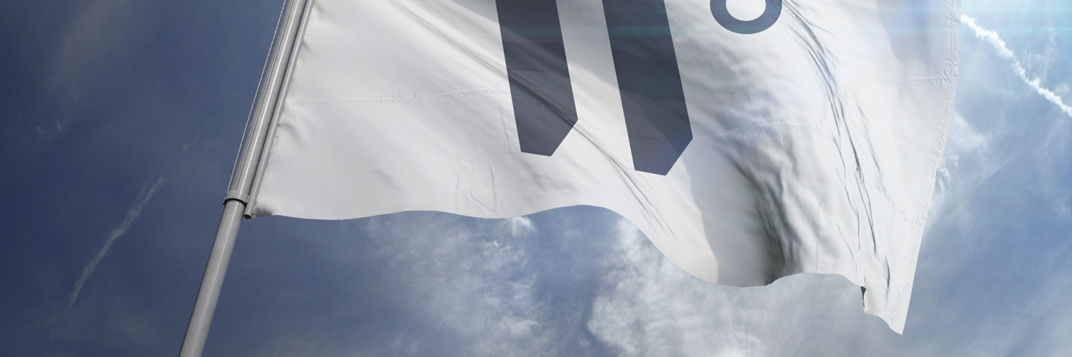 Flag mockup icon grey Flag mockup icon grey