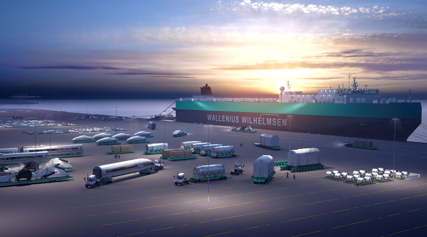 Breakbulk on terminal Breakbulk on terminal