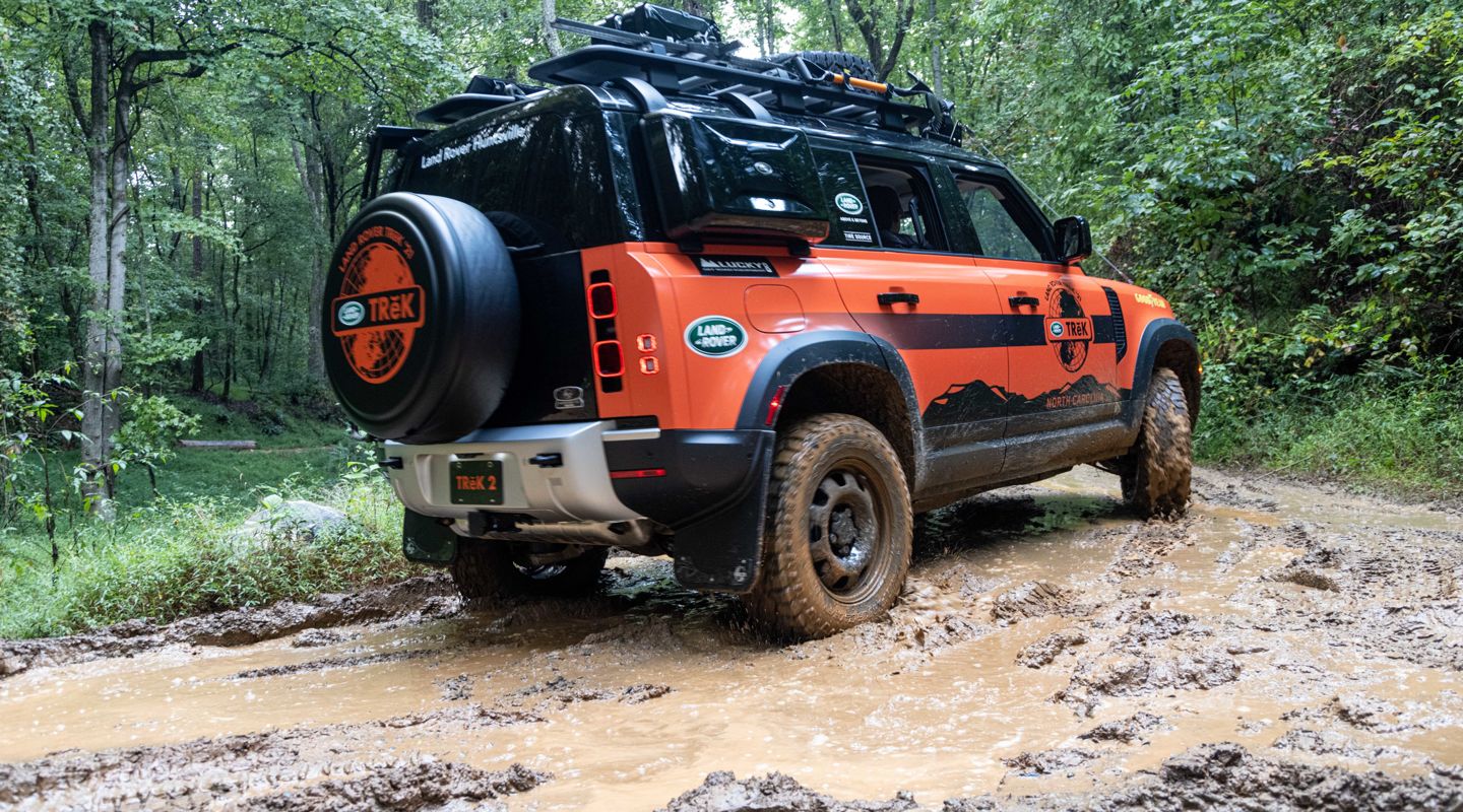 JLR Trek and Trophy vehicles off road JLR Trek and Trophy vehicles off road