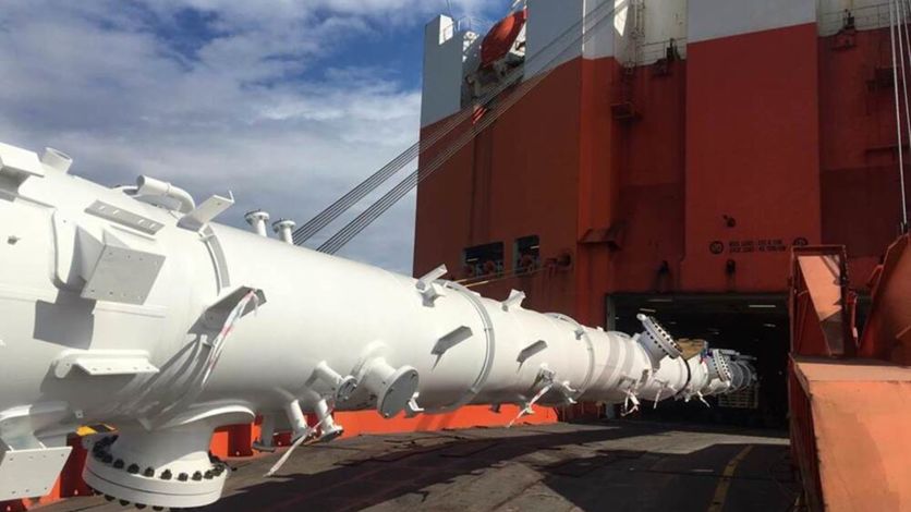 Column loading Santander Column loading Santander