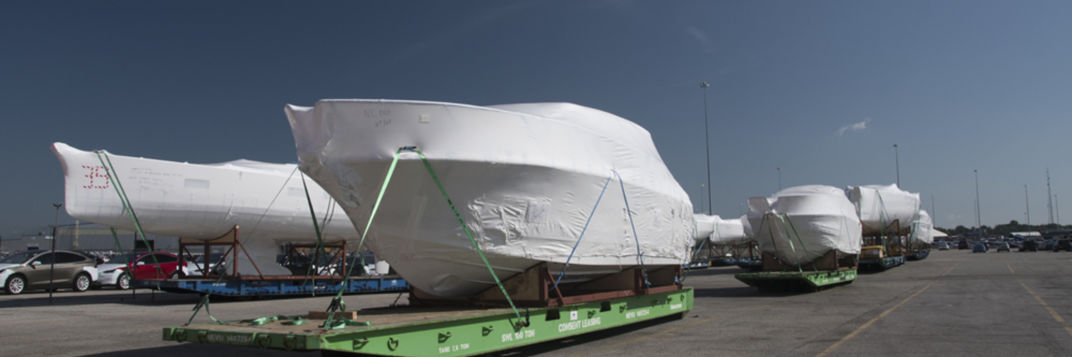 Ocean transportation of boats and yachts Ocean transportation of boats and yachts