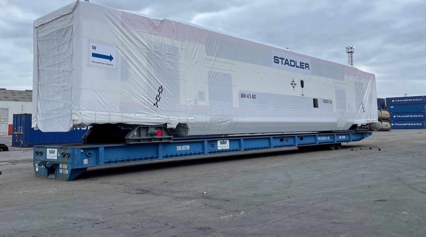 RoRo ships Stadler rail cars RoRo ships Stadler rail cars