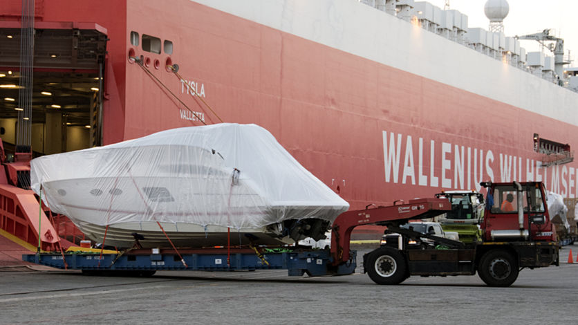 Ocean transportation of boats and yachts Ocean transportation of boats and yachts