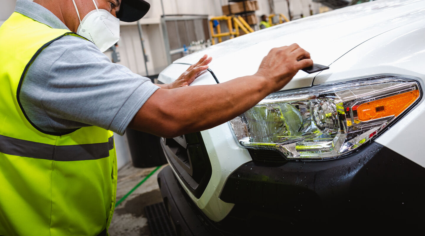 Processing Toyota vehicles at Guanajuato Plant Processing Toyota vehicles at Guanajuato Plant
