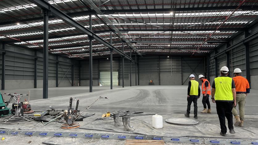 Inspecting progress at new EPC site Inspecting progress at new EPC site