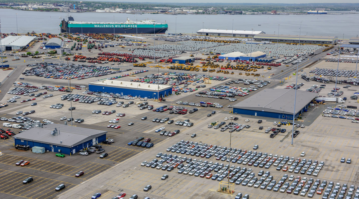 A RoRo terminal A RoRo terminal
