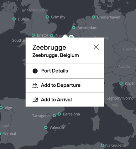 Schedules specific port Schedules specific port