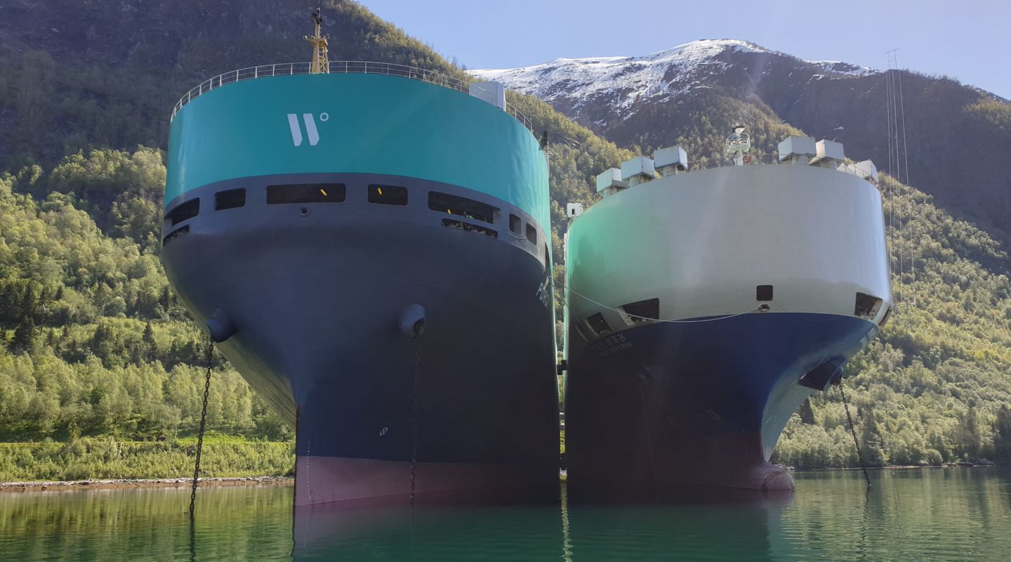 Vessels in cold lay-up Vessels in cold lay-up