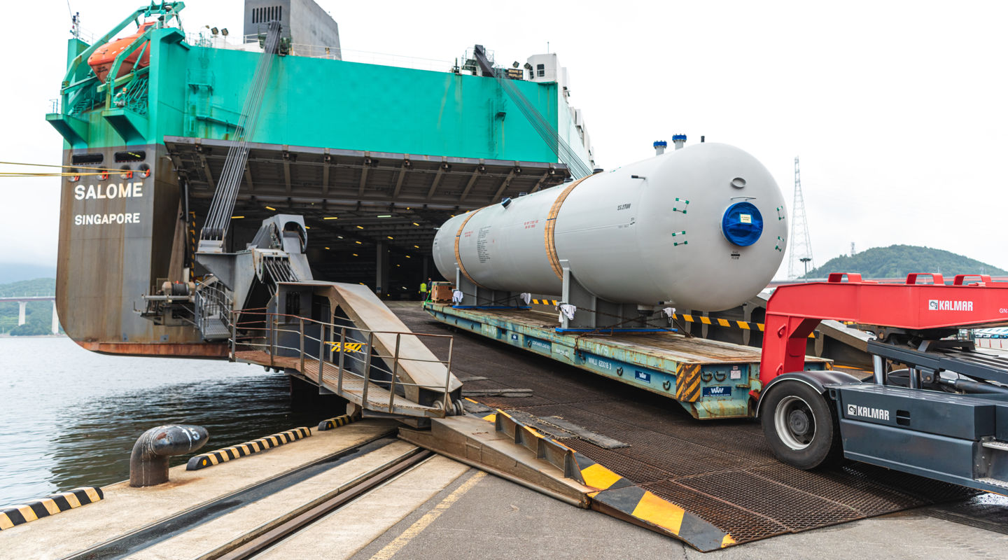 RoRo is a great choice for shipping breakbulk