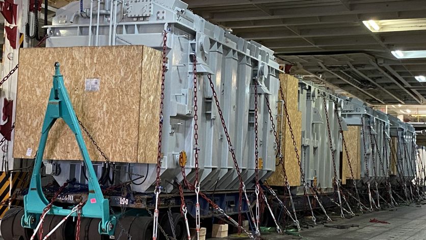 Transformer shipment Transformer shipment